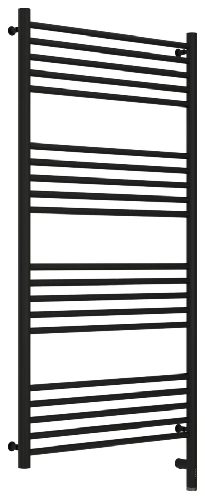 

Полотенцесушитель электрический 1200x600 черный матовый МЭМ правый, перемычка прямая Сунержа Богема 3.0 31-5805-1260