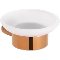 Мыльница Bemeta Glacera 175108040 настенная, медное золото глянец