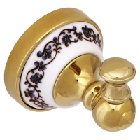 Крючок Fixsen Bogema Gold FX-78505G для ванны, золотой/белый