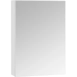 Изображение товара зеркальный шкаф 50x70 см белый глянец l/r акватон асти 1a263302ax010