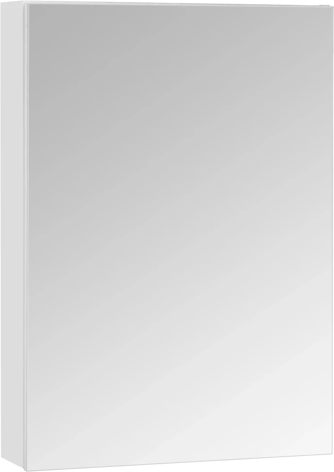 Зеркальный шкаф 50х70 см белый глянец L/R Акватон Асти 1A263302AX010 - фото 1