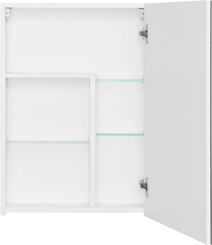 Зеркальный шкаф 50х70 см белый глянец L/R Акватон Асти 1A263302AX010 - фото 2