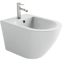 Биде подвесное Ceramicanova Whirl CN11008 белый