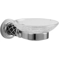 Мыльница Boheme Murano 10903-B-CR настенная, хром/черный