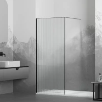 Неподвижная перегородка 119 см RGW WA-08B Walk-in 06100812-154 рифленое