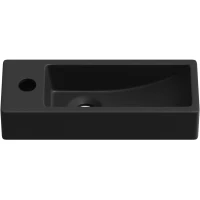 Раковина Lavinia Boho Bathroom Sink 33311020 38x14 см R, рукомойник, черный матовый