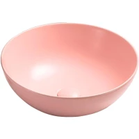 Раковина-чаша CeramaLux 104MP-3 41,5x41,5 см, накладная, розовый матовый