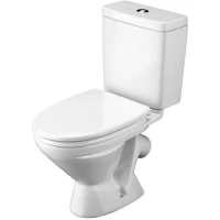 Унитаз-компакт Santek Лига 1.WH30.2.141 косой выпуск, с сиденьем, белый