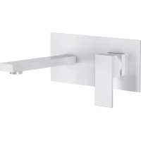 Смеситель для раковины D&K Bayern.Liszt DA1514408 встраиваемый, белый матовый