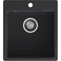 Кухонная мойка GranFest Urban 644 44x49 см, черный