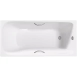 Изображение товара ванна чугунная delice continental plus dlr230633r 150x70 см, с отверстиями под ручки, белый
