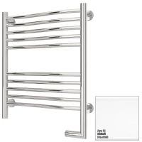 Полотенцесушитель электрический 600x500 белый глянец МЭМ правый Сунержа Флюид 2.0 12-5221-6050