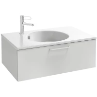 Тумба белый матовый 80 см Jacob Delafon Odeon Rive Gauche EB2515-R6-M49