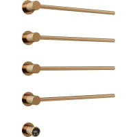 Полотенцесушитель электрический Sancos Linea SC14001BB 665x530, встраиваемый, МЭМ левый/правый, бронза матовая