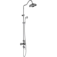 Душевая система Aquatek Классик AQ2563CR 220 мм, с термостатом, хром