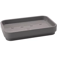 Мыльница Gedy Seventy 6311(08) настольная, серый матовый