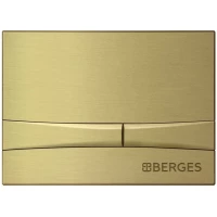 Кнопка смыва Berges Novum F8 040058 для инсталляции, бронза