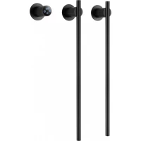 Полотенцесушитель электрический Wonzon & Woghand Dortmund WW-A362-MB 584x370, встраиваемый, МЭМ левый/правый, черный матовый