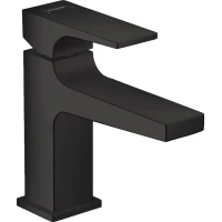 Смеситель для раковины Hansgrohe Metropol 32500670 с донным клапаном, черный матовый
