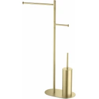 Комплект для туалета Timo Saona 13085/17 напольный, золотой матовый