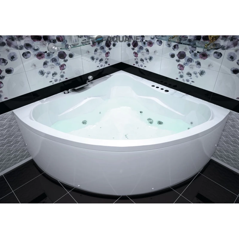 Акриловая ванна 149,5x149,5 см Aquanet Flores 00205484