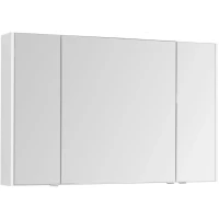 Зеркальный шкаф 116x75 см белый глянец Aquanet Остин 00203926