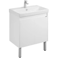 Тумба белый глянец/белый матовый 63 см Акватон Сканди Doors 1A278901SD010