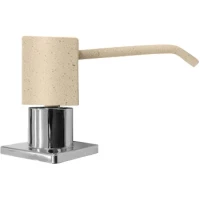 Дозатор для жидкого мыла GranFest 004 250 мл, встраиваемый, для кухни, бежевый