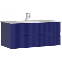 Тумба с раковиной синий матовый 120 см ORKA Moonlight 5001504