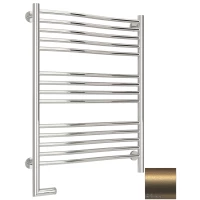 Полотенцесушитель электрический 800x600 золотой матовый МЭМ левый Сунержа Флюид 2.0 032-5220-8060