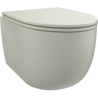 Унитаз подвесной SDR Bull  WCWHMWWCSBLV безободковый, торнадо, с сиденьем микролифт, белый матовый