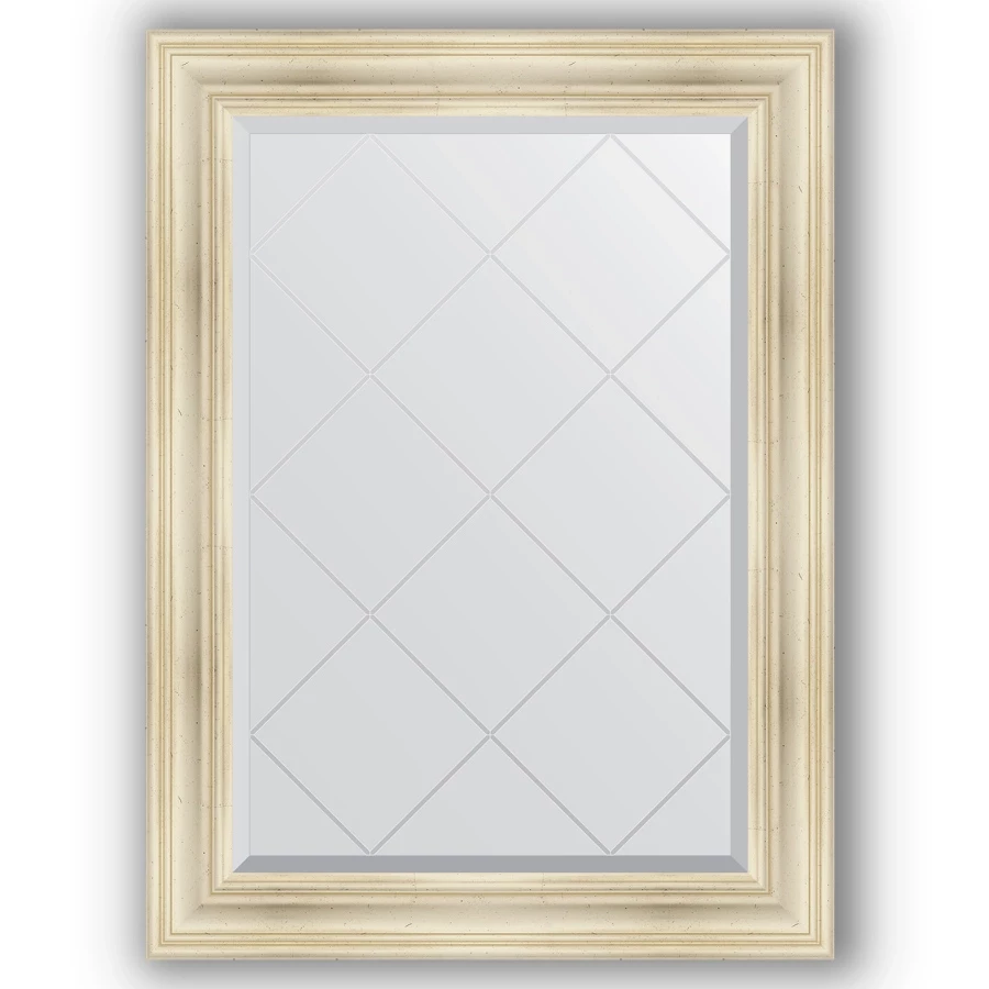 Зеркало 79x106 см травленое серебро Evoform Exclusive-G BY 4203 зеркало напольное 114x204 см травленое серебро evoform exclusive floor by 6168