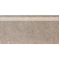 Ступень Kerama Marazzi Королевская дорога коричневый светлый обрезной 30x60x0,9 SG614420R/GR