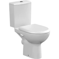 Унитаз-компакт Cersanit Nature KO-NTR011-3/5-COn-DL безободковый, с сиденьем микролифт, белый