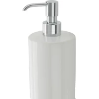 Дозатор для жидкого мыла Stil Haus Buket BK30AP(08-BI) настольный, хром/белый