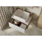 Комплект мебели дуб эльвезия/белый глянец 69 см Акватон Либерти 1A279801LYC70 + 1A281203LY010 + 732700B000 + 1A279302LYC70 - 3
