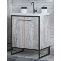 Тумба антик/черный 56 см Corozo Айрон SD-00000385