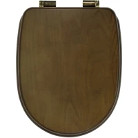Сиденье для унитаза Migliore Gianeta 20950 с микролифтом, орех/бронза