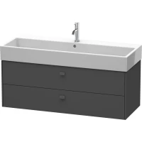 Тумба графит матовый 118,4 см Duravit Brioso BR415704949