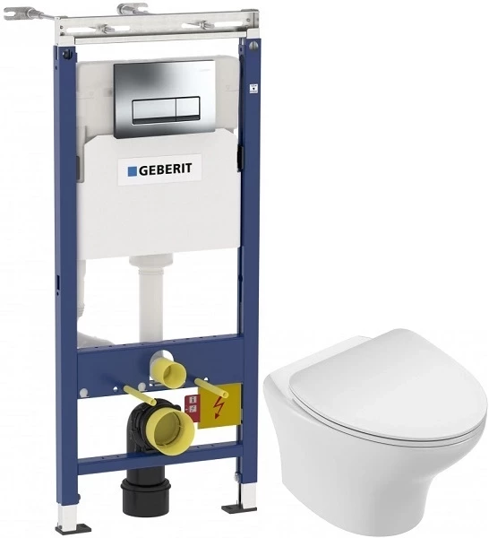 

Комплект подвесной унитаз Jacob Delafon Nouvelle Vague EDK102-00 + E22124-00 + система инсталляции Geberit 458.125.21.1