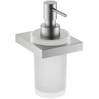 Дозатор для жидкого мыла Timo Petruma 15239/13 170 мл, настенный, никель матовый