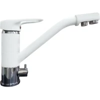 Смеситель для кухни GranFest 2624-1 с подключением к фильтру, иней 