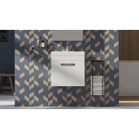 Тумба белый матовый 49,3 см Velvex Estea tp.EST.MOD.50.1Y