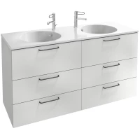 Тумба белый матовый 140 см Jacob Delafon Odeon Rive Gauche EB2536-R9-M49