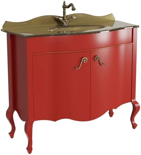 

Тумба красный матовый 101,6 см Caprigo Bourget 11026-B014