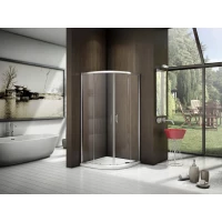 Душевой уголок 80x80 см Good Door Latte R-80-C-WE прозрачное