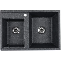 Кухонная мойка Акватон Делия графит 1A723132DE210