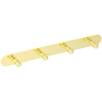 Планка с крючками Veragio Gialetta Dorato VR.GIL-6437.DO для ванны, золотой