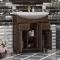 Комплект мебели орех антикварный 76 см с решеткой Opadiris Тибет - 5