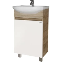 Тумба дуб сонома/белый глянец 48,4 см Grossman Поло 105004